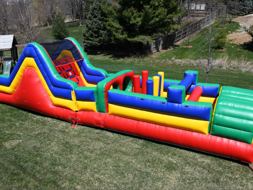 36 Foot Obstacle Course Inflatable Bounce House