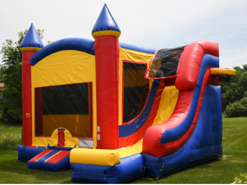 Combo With Super Slide Inflatable Bounce House