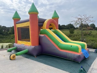Pastel Combo Inflatable Bounce House