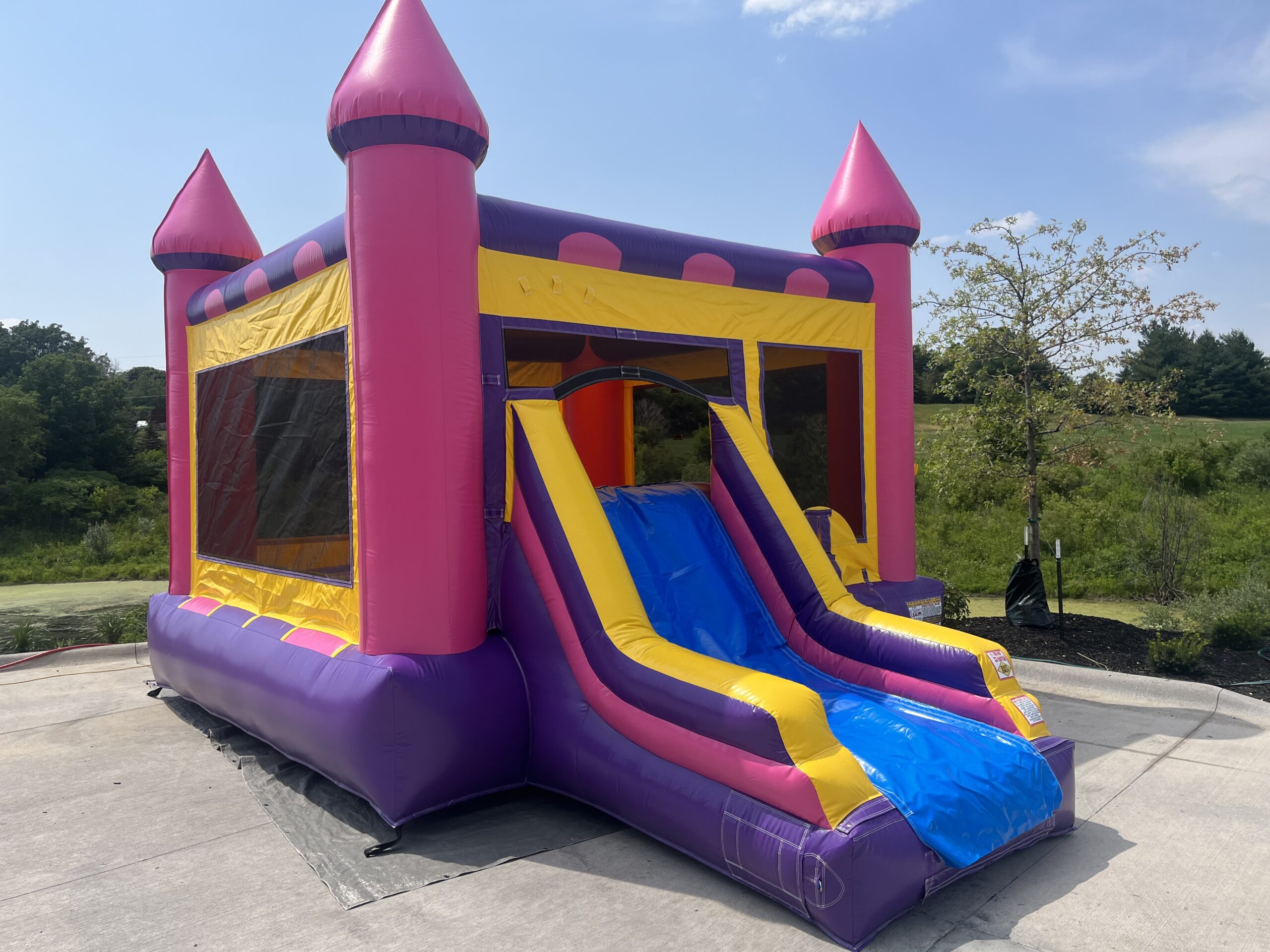 Princess Combo 2 Inflatable Bounce House