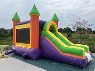 Purple Combo Inflatable Bounce House