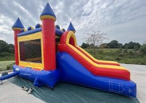 Red and Blue Combo Inflatable Bounce House