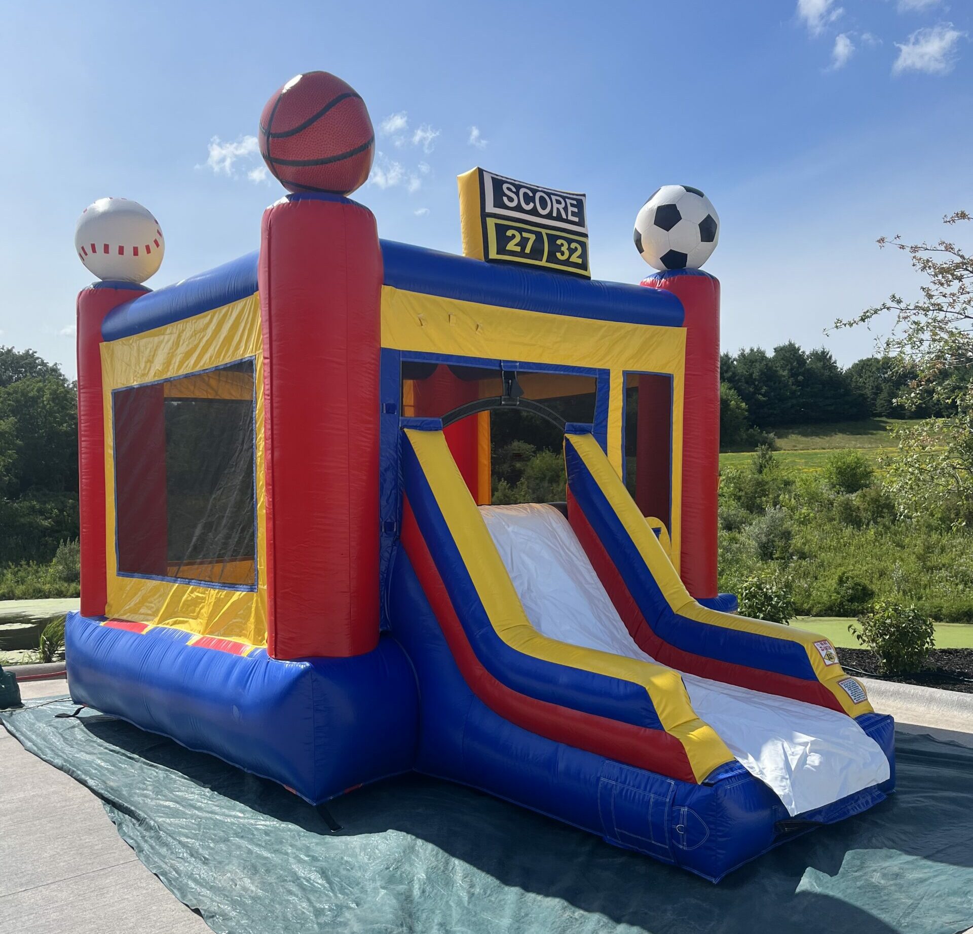 Sports Combo Inflatable Bounce House